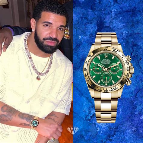 drake green rolex|drake's watch collection.